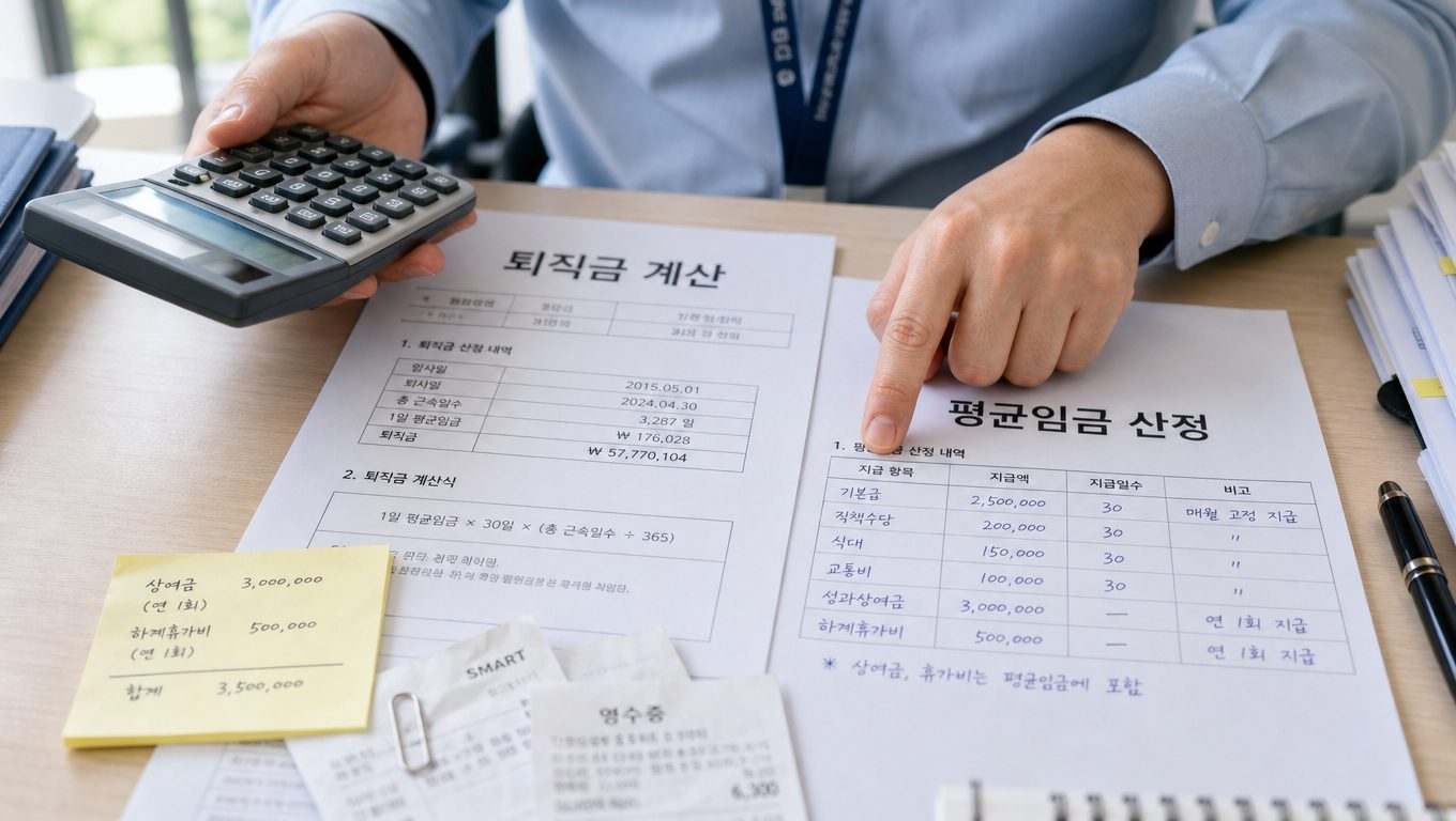 퇴직금 받는 방법과 계산 실수, 미지급 대처