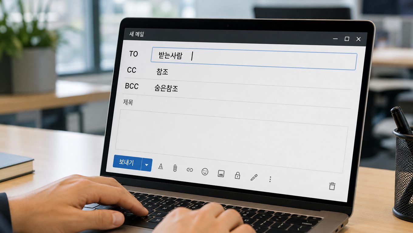 비즈니스 이메일 TO CC BCC 역할과 사용 기준
