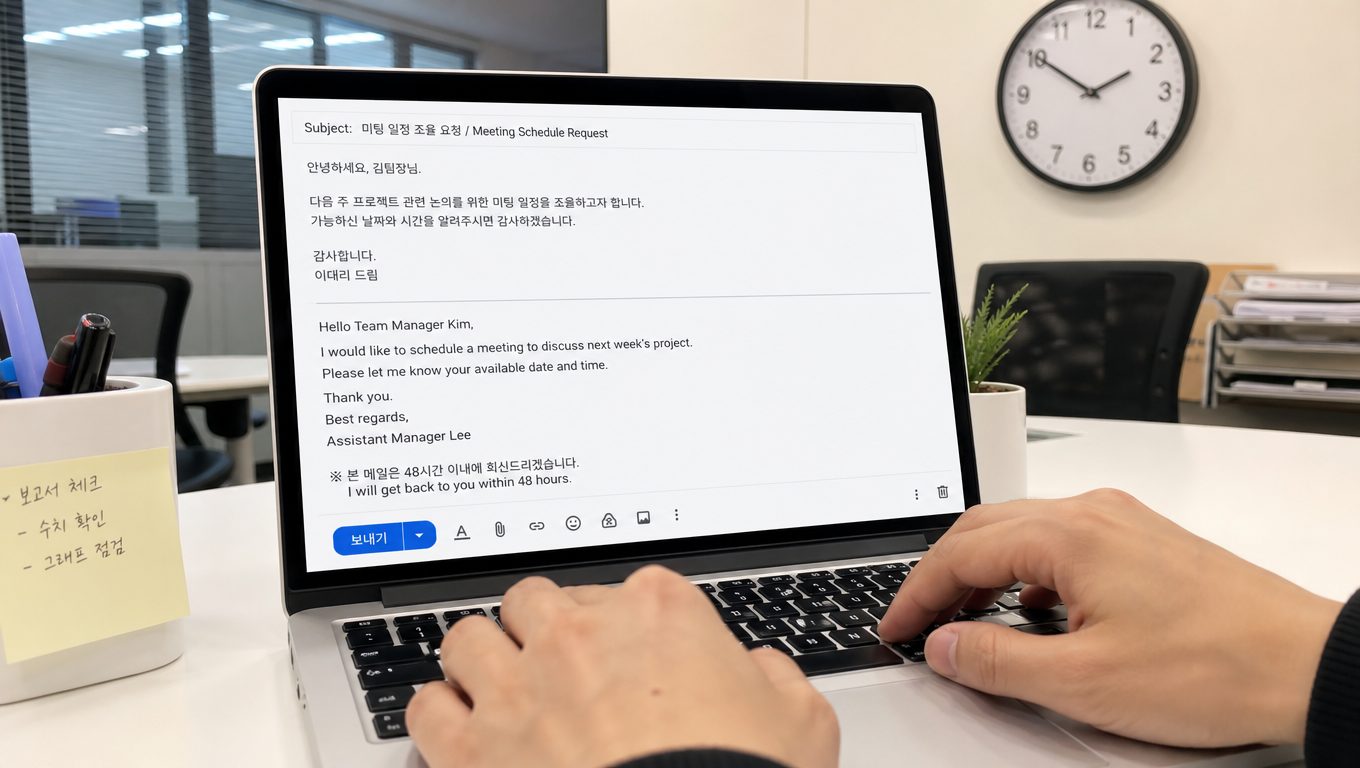 비즈니스 이메일 답장 시간과 에티켓