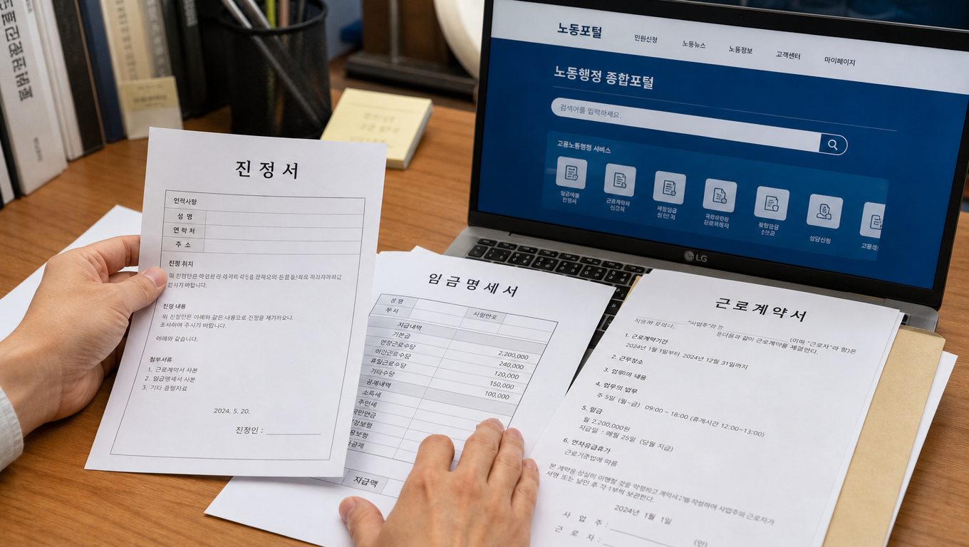 임금체불 신고 절차와 필요 서류